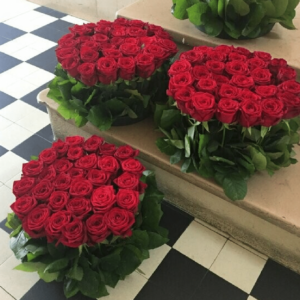 Coussin de roses