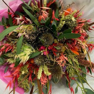Bouquets de fleurs séchées