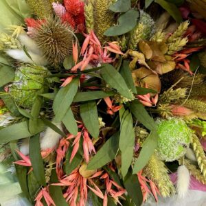 Bouquets de fleurs séchées