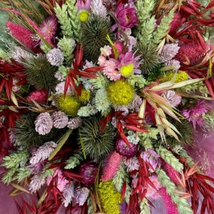 Bouquets de fleurs séchées
