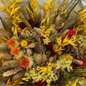 Bouquets de fleurs séchées