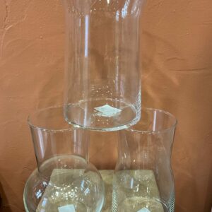 Vase en verre blanc pour bouquet de table